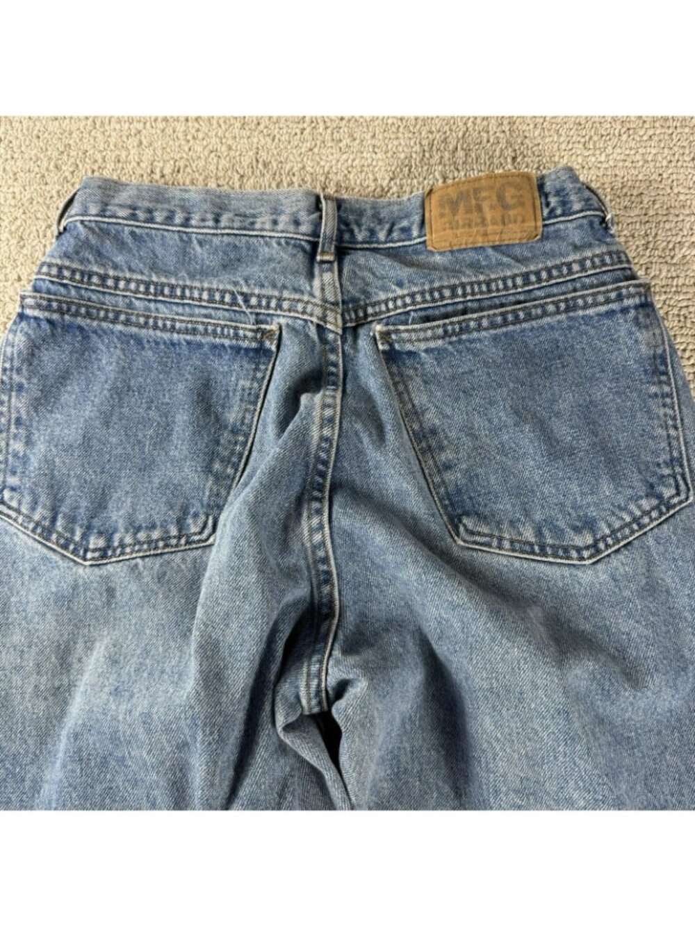 Vintage Marithe Francois Girbaud Mom Jeans Blue Made In USA Women’s Size 11 / 12 - Picture 7 of 9